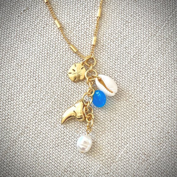 J. Crew NWT Beachcomber Pendant Necklace - Picture 3 of 9